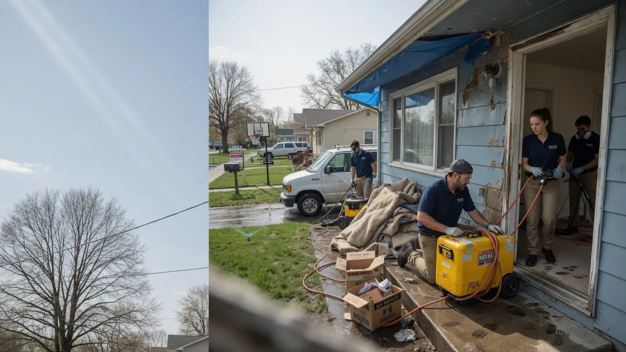 Basement Flood Cleanup in Kilbourne, IL near me